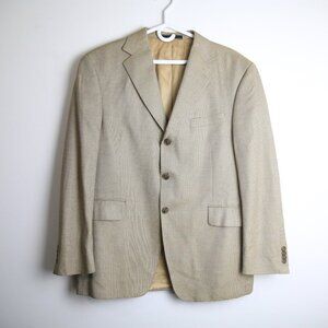 Arnold Brant 100% Bamboo Single Breasted Tailored Blazer Jacket Size 40S